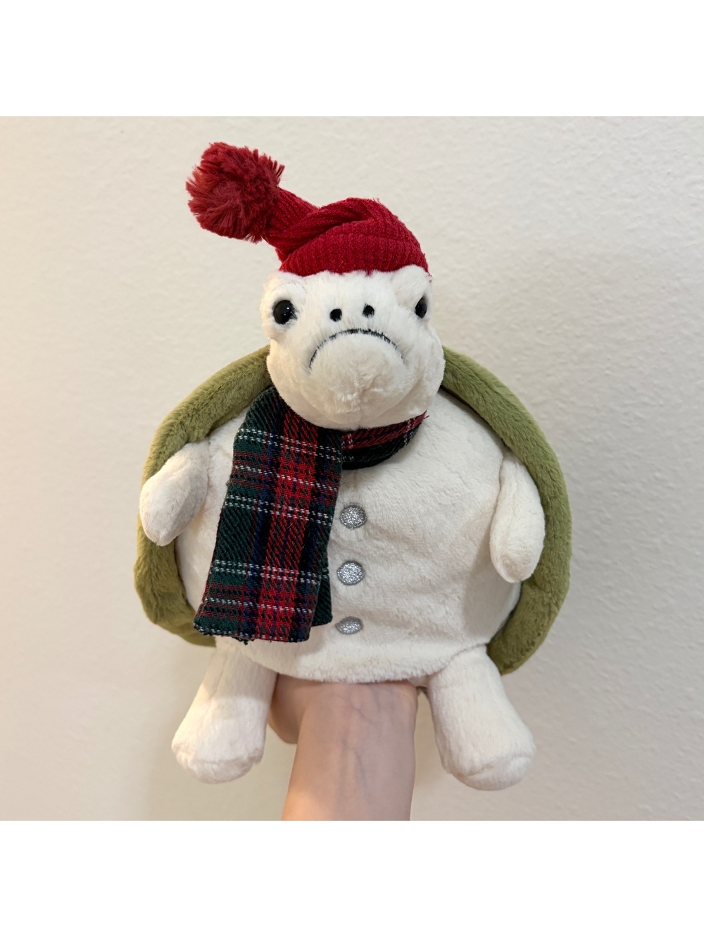 Jellycat Timmy Turtle Snowman - NWOT